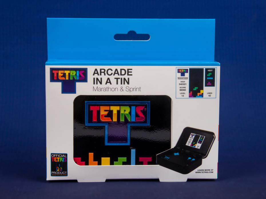 Tetris Arcade in a tin